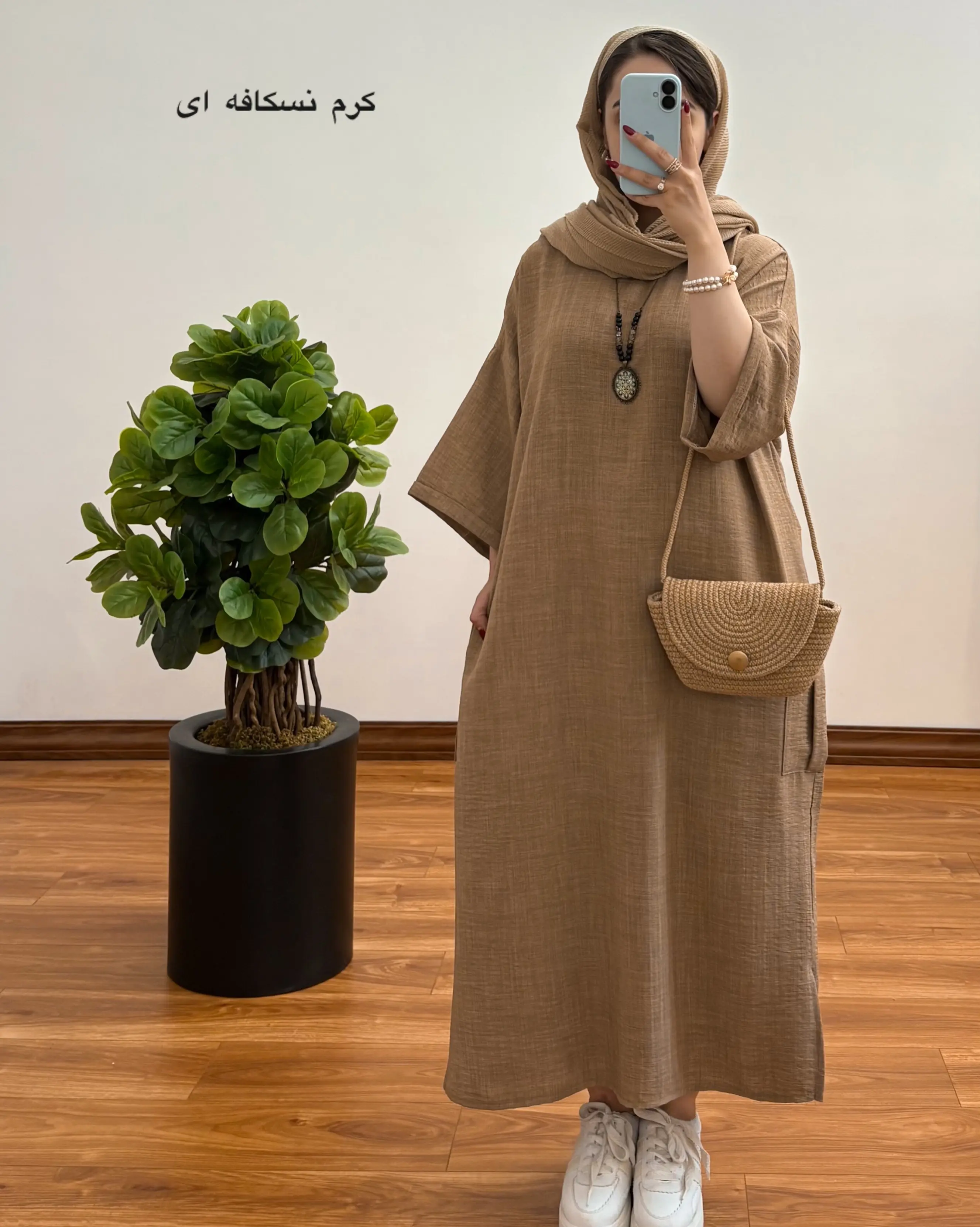 مانتو کفتان نارنج